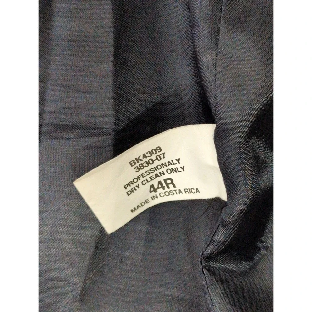 Edwards Blazer Mens 44R‎ Navy Blue 2 Button Single Vent Business Professional
